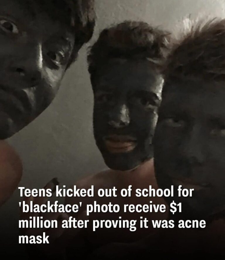 Teen’s Blackface Photo Earns Them $1 Million After They Were Expelled From School