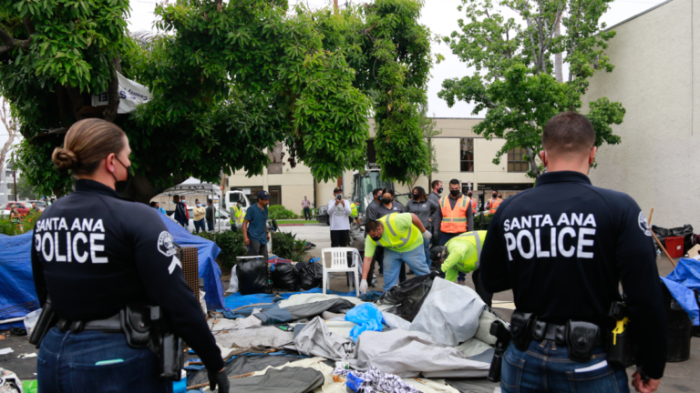 Santa Ana Ramps Up Crackdowns on Homeless Encampments, Clears Railroad